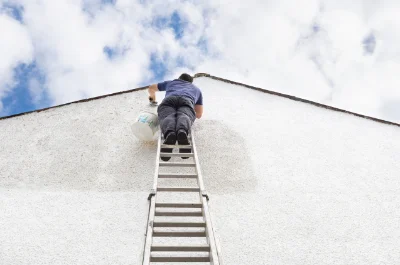 Peinture extérieure à Leers — façades et ravalement